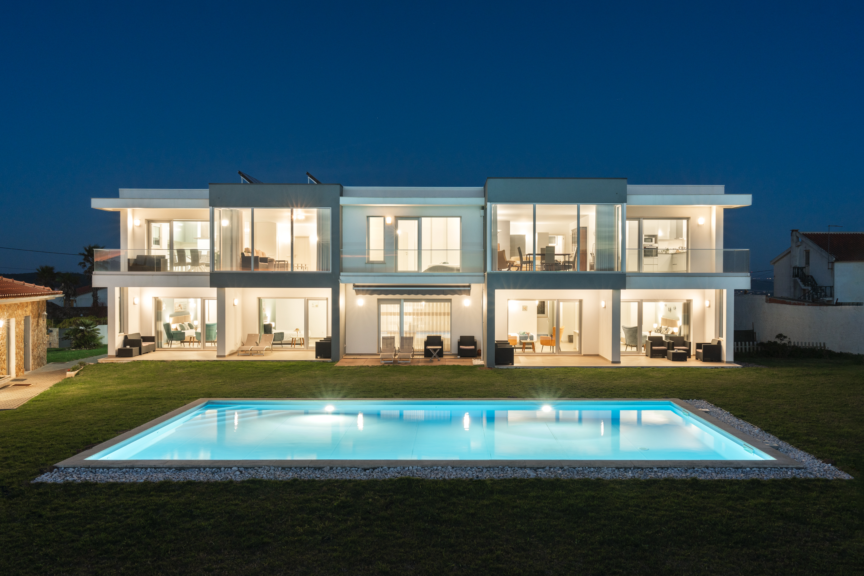 Silverside Holidays at night